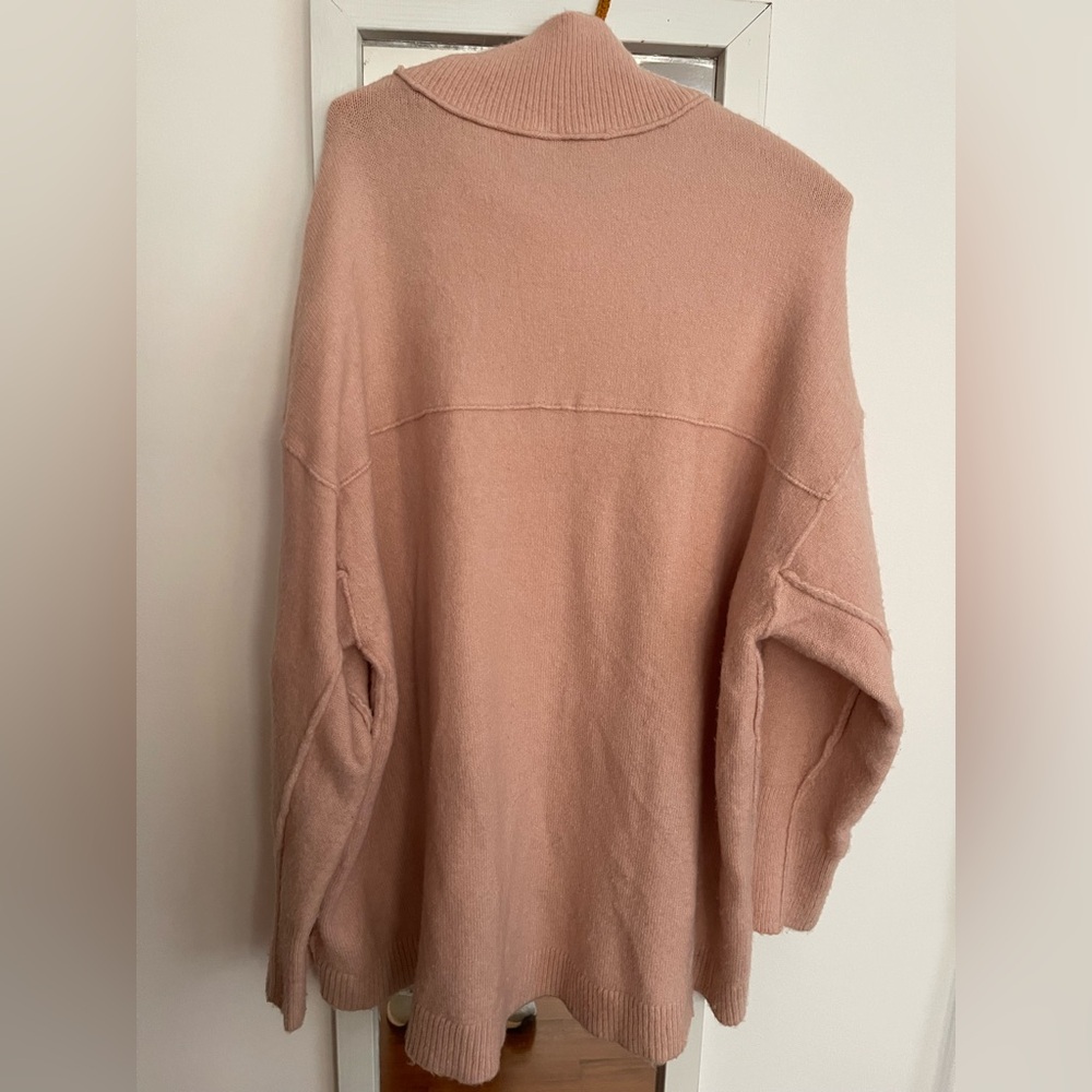 Free People Oversized Sweater Rose Pink Size S - Picture 2 of 7